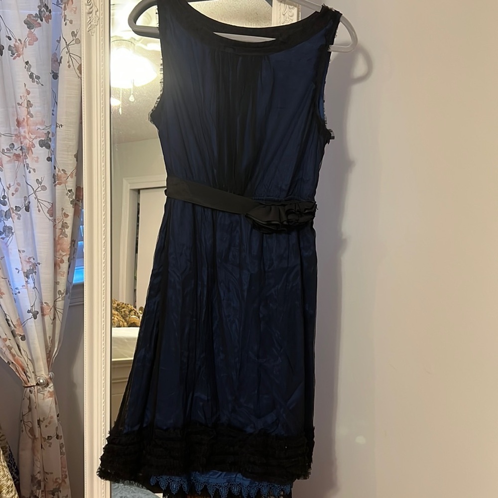 019 Moulinette Seuors Silk midi dress - Picture 1 of 3